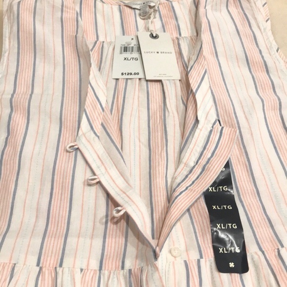 Lucky Brand  Luna Button Through Dress. XS, XL - Picture 8 of 11